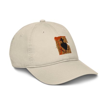 Organic Baseball Cap, Sacré Coeur, Dieu de Roi, Vendée Chouan, sqpbrl design
