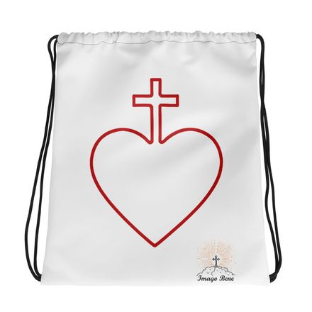 Drawstring Bag, Sacred Heart of Jesus, 7ugqf9 hollow design