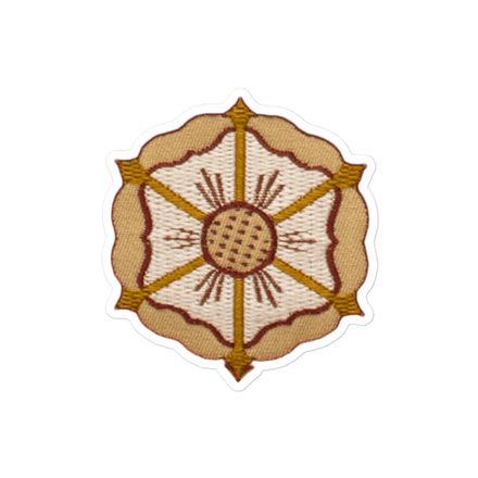 Sticker 4x4, Monstrance with Golden Pattern, eneyoj