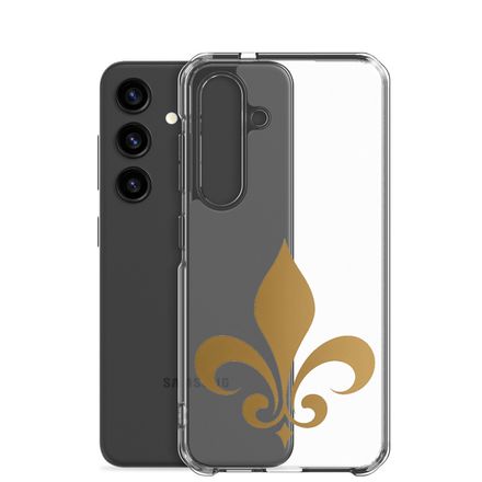 Clear Case for Samsung, Fleur de Lys, 3o7u6f