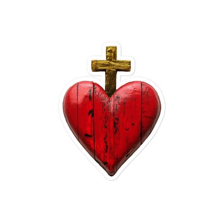Sticker 4x4, Sacred Heart of Jesus, 9i93k9 design 