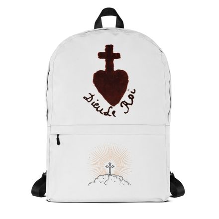 Backpack, Sacré Coeur, Dieu de Roi, Vendée Chouan, obymh4 design