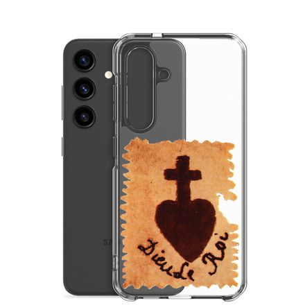 Clear Case for Samsung, Sacré Coeur, Dieu de Roi, Vendée Chouan, sqpbrl design