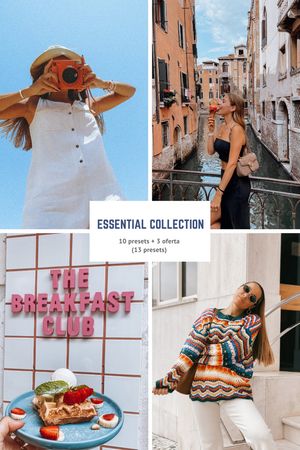 ESSENTIAL COLLECTION (50% off + 3 presets gratuitos)