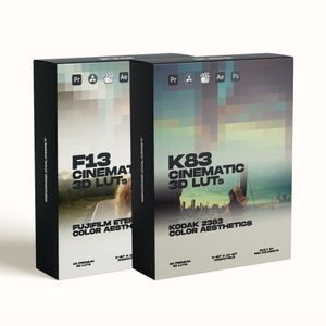 K83 LUTs + F13 LUTs Premium 3D LUTs Bundle
