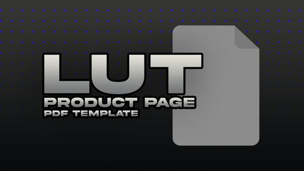 LUT Product Page Template