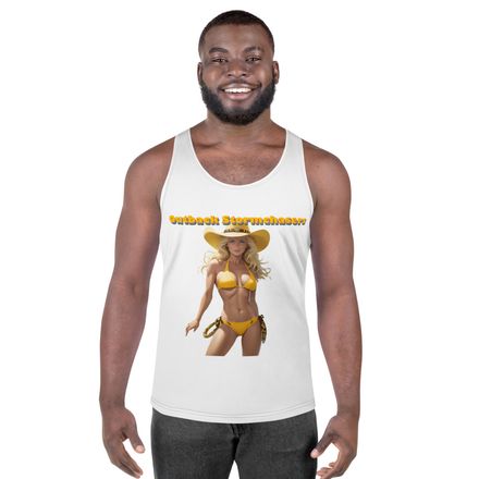 Clear Sky Day Singlet by Outback Stormschasers