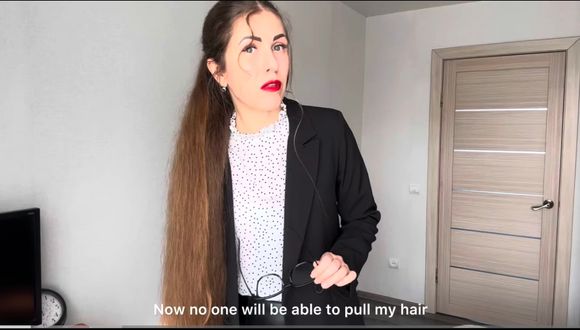 teacher with long hair PART-2.  24 min