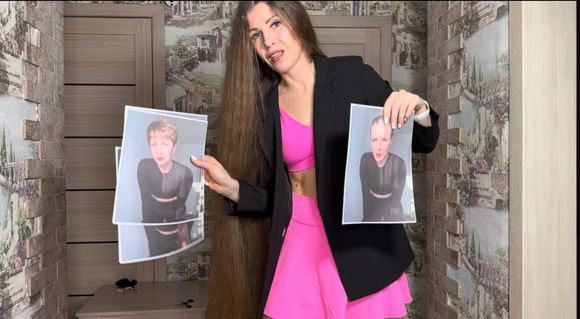 Long-haired teacher. The last lesson. 23.33 min