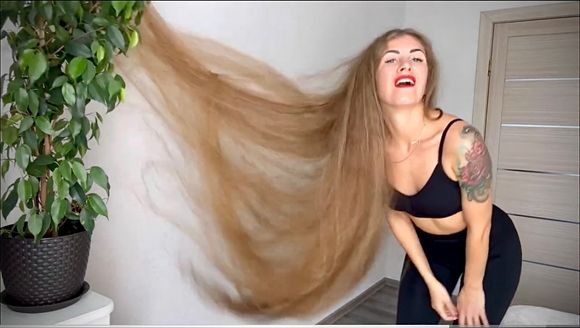 Hair dance and hair flip 13.11 min