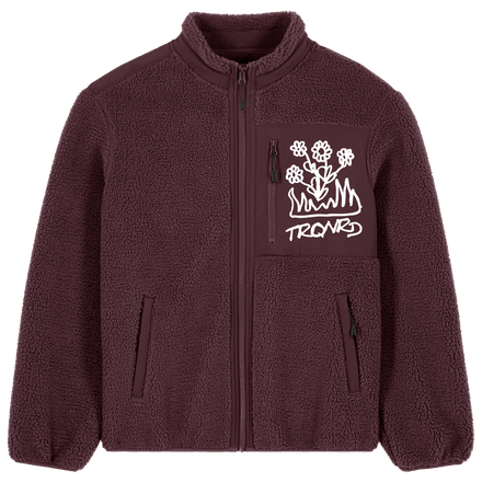 POLAIRE MOUMOUTE BORDEAUX