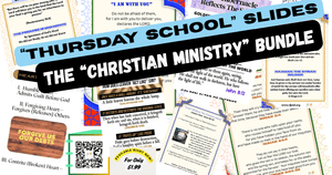 "Christian Ministry" Bundle of Impact Slides from Thursday School