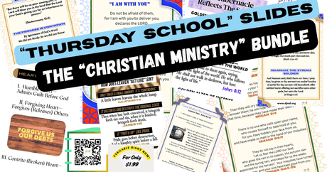 "Christian Ministry" Bundle of Impact Slides from Thursday School