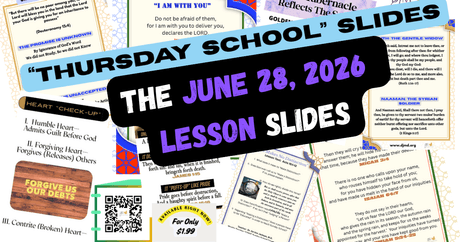 "Amos, the Courageous Prophet" Impact Slides from Thursday School 6-28-26