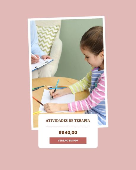 Atividades de Terapia Crianças e Adolescentes