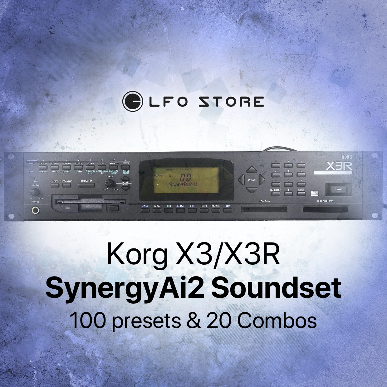 KAV Korg X3/X2/X3R “SynergyAi2” Soundbank 120 Presets + 20
