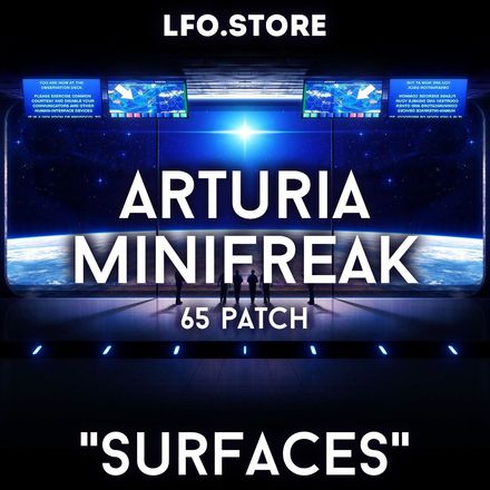 KAV Arturia Minifreak &quot;Surfaces&quot; Soundbank 65 presets