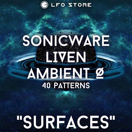 KAV Sonicware LIVEN Ambient Ø &quot;Surfaces&quot; Soundbank  40 patterns
