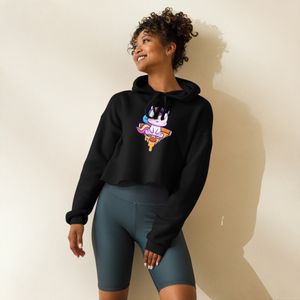 Pizza My Horn – Cropped Unicorn Hoodie