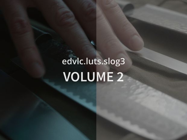 Sony SLOG 3 EDVLC Cinematic LUTs VOL 2