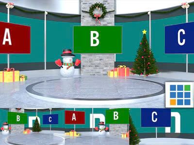 vMix 3D Virtual Set - 4K Christmas 07