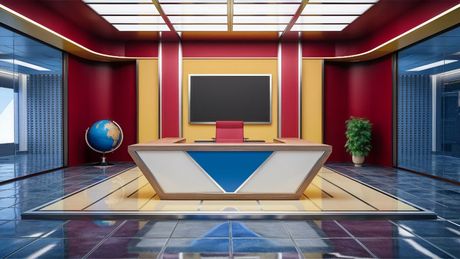 3D Virtual Set - News 05