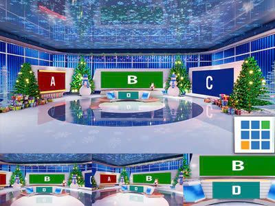 vMix 3D Virtual Set - 4K Christmas 21