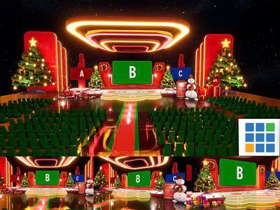vMix 3D Virtual Set - 4K Christmas 17