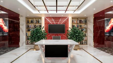 3D Virtual Set - Boss Office BK 10