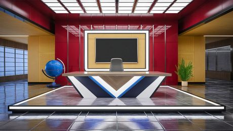 3D Virtual Set - News 03