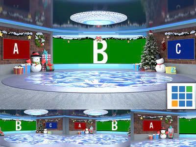 vMix 3D Virtual Set - 4K Christmas 02