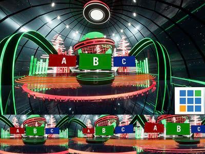 vMix 3D Virtual Set - 4K Christmas 11