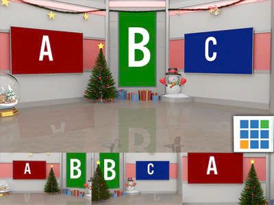 vMix 3D Virtual Set - 4K Christmas 08