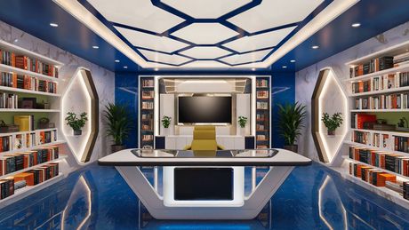 3D Virtual Set - Boss Office BK 02
