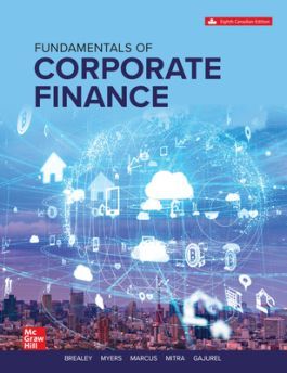 solution manual Fundamentals of Corporate Finance Brealey Myers Marcus Mitra Gajurel 8th canadian