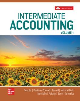  solutions manual Intermediate Accounting Beechy Conrod Farrell volume 1 9th canadian edition