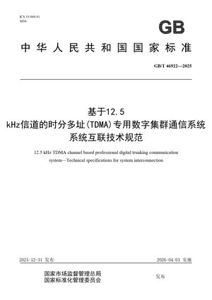 Chinese Standard: GB/T 46922-2025