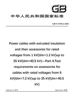 Chinese Standard: GB/T 12706.4-2020