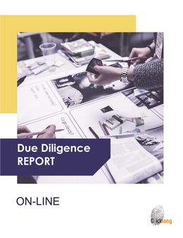 Due Diligence Report - Online Intention