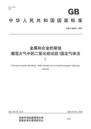 Chinese Standard: GB/T 46052-2025