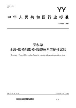 Chinese Standard: YY 0621-2025