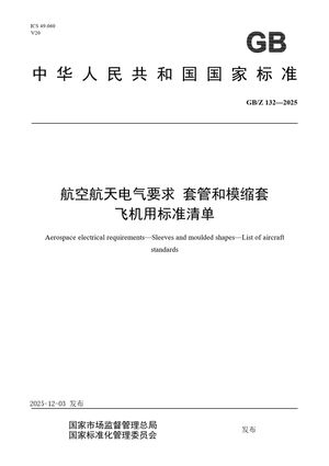 Chinese Standard: GB/Z 132-2025