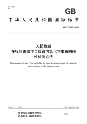 Chinese Standard: GB/T 33207-2025