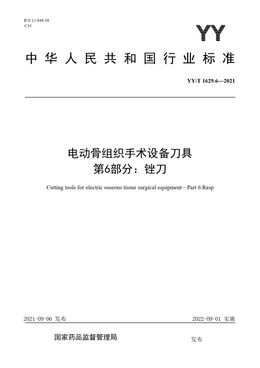 Chinese Standard: YY/T 1629.6-2021