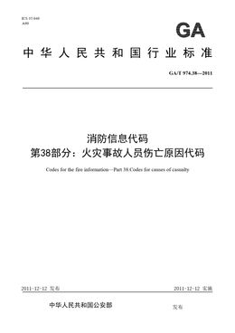 Chinese Standard: GA/T 974.38-2011