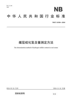 Chinese Standard: NB/T 11538-2024