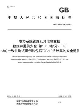 Chinese Standard: GB/Z 25320.1003-2023
