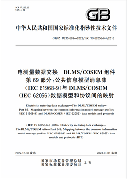 Chinese Standard: GB/Z 17215.669-2022