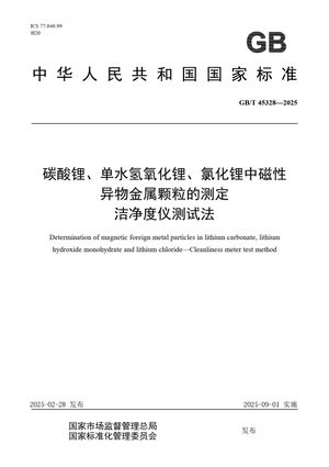 Chinese Standard: GB/T 45328-2025