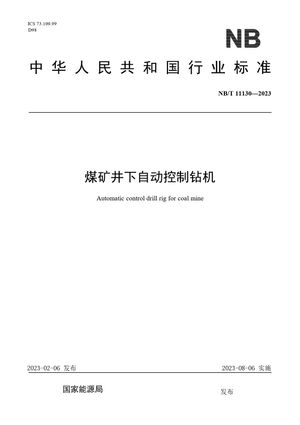 Chinese Standard: NB/T 11130-2023